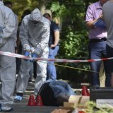 Andriy Parubiy a été tué par balles, samedi à Lviv. KEYSTONE/EPA/MYKOLA TYS